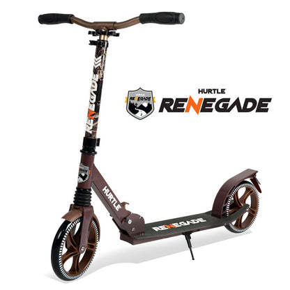Kick Scooter for Teens & Adults Foldable Alloy Deck Real Tree