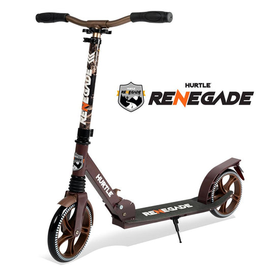 Kick Scooter for Teens & Adults Foldable Alloy Deck Real Tree
